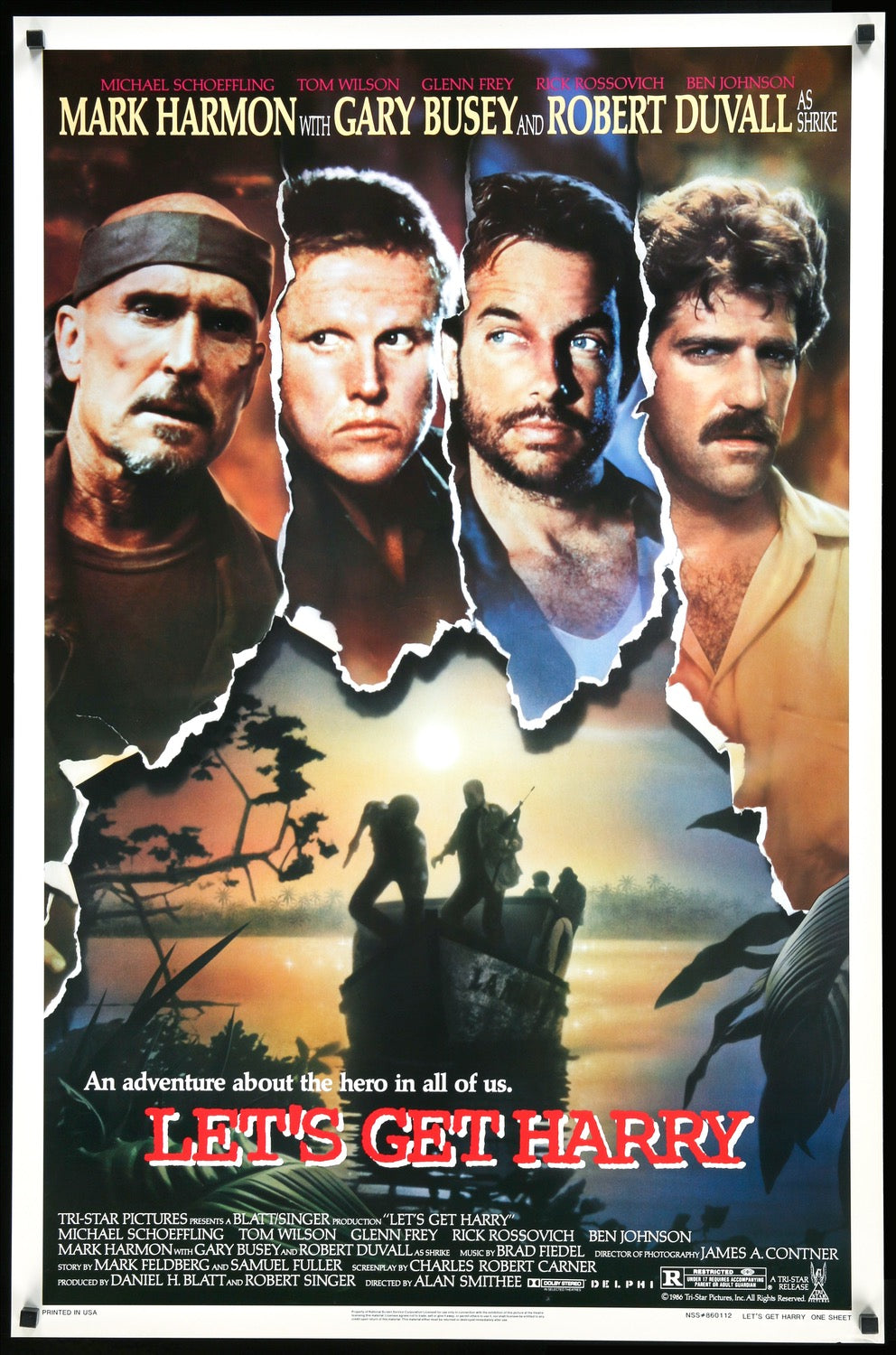 Let&#39;s Get Harry (1986) original movie poster for sale at Original Film Art - Vintage Movie Posters