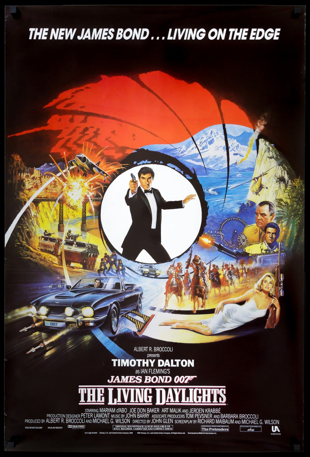 Living Daylights (1987) original movie poster for sale at Original Film Art - Vintage Movie Posters