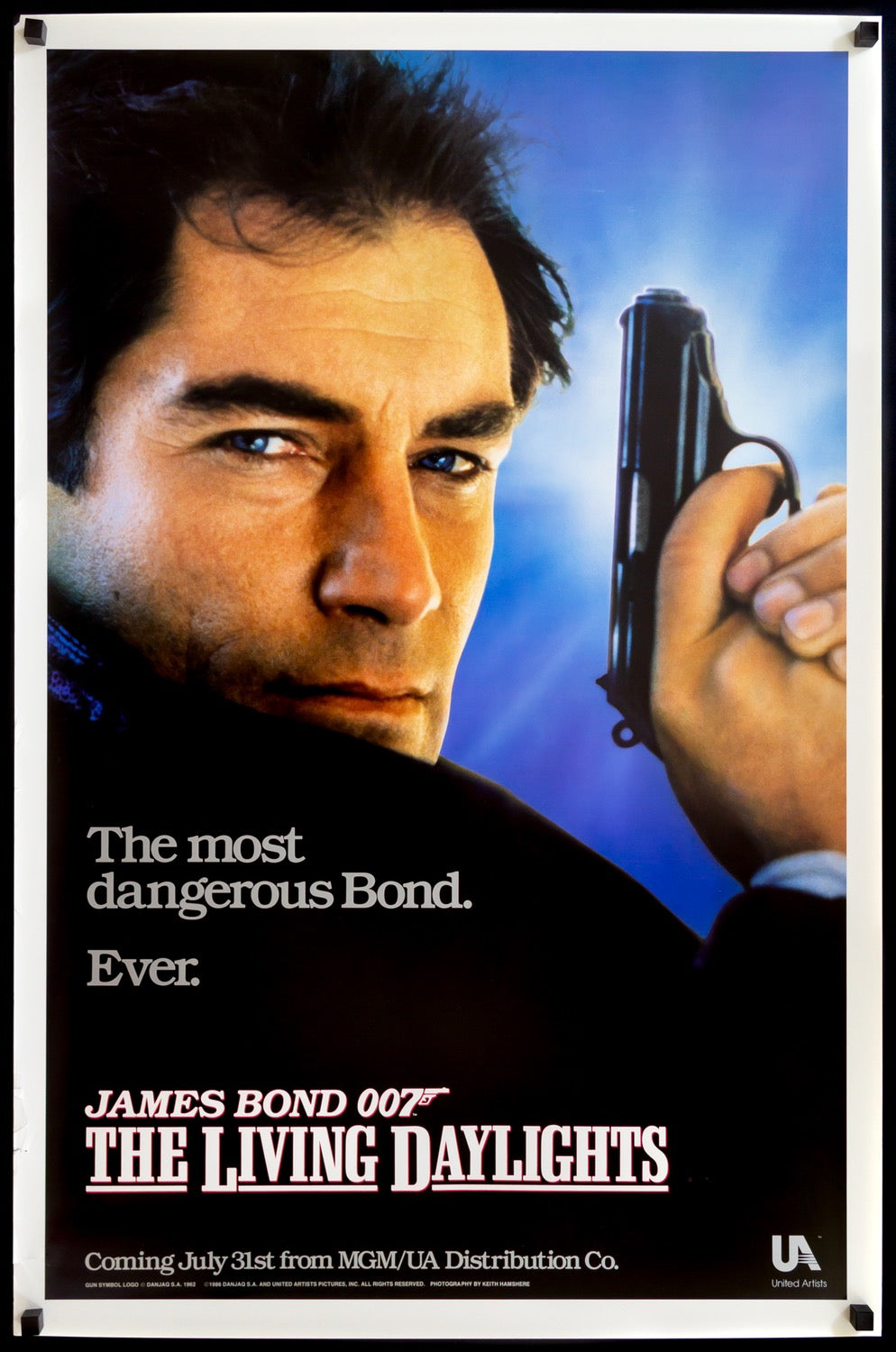 Living Daylights (1987) original movie poster for sale at Original Film Art - Vintage Movie Posters