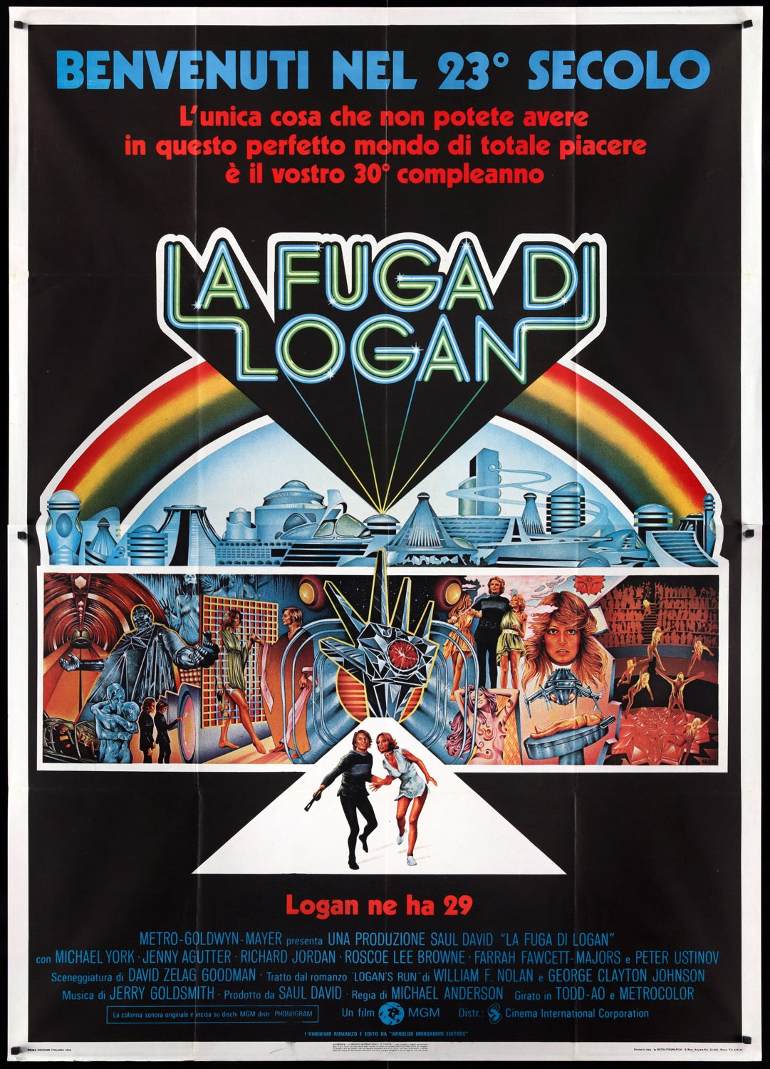 Logan&#39;s Run (1976) original movie poster for sale at Original Film Art - Vintage Movie Posters