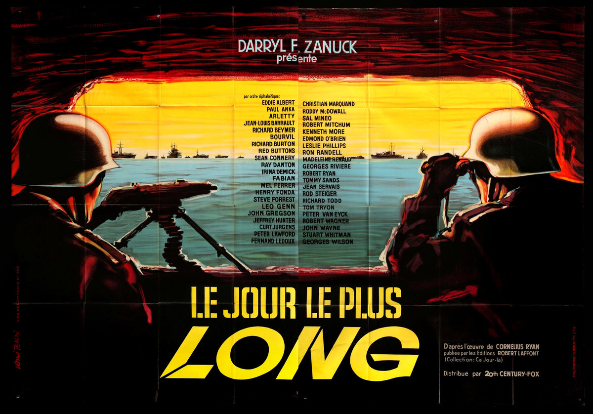 Longest Day (1962) original movie poster for sale at Original Film Art - Vintage Movie Posters