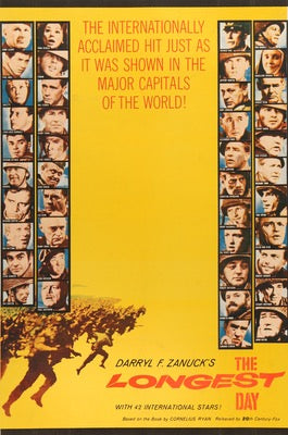 Longest Day (1962) original movie poster for sale at Original Film Art - Vintage Movie Posters