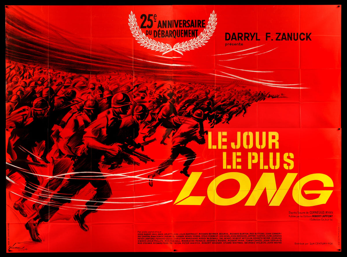 Longest Day (1962) original movie poster for sale at Original Film Art