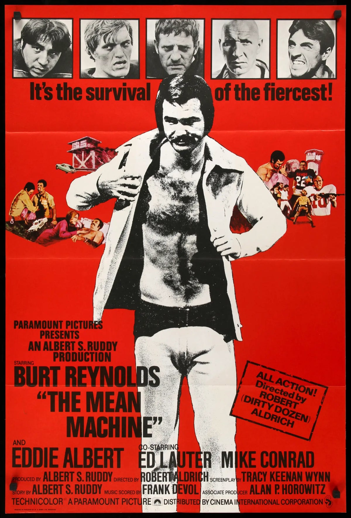 Longest Yard (1974) original movie poster for sale at Original Film Art - Vintage Movie Posters