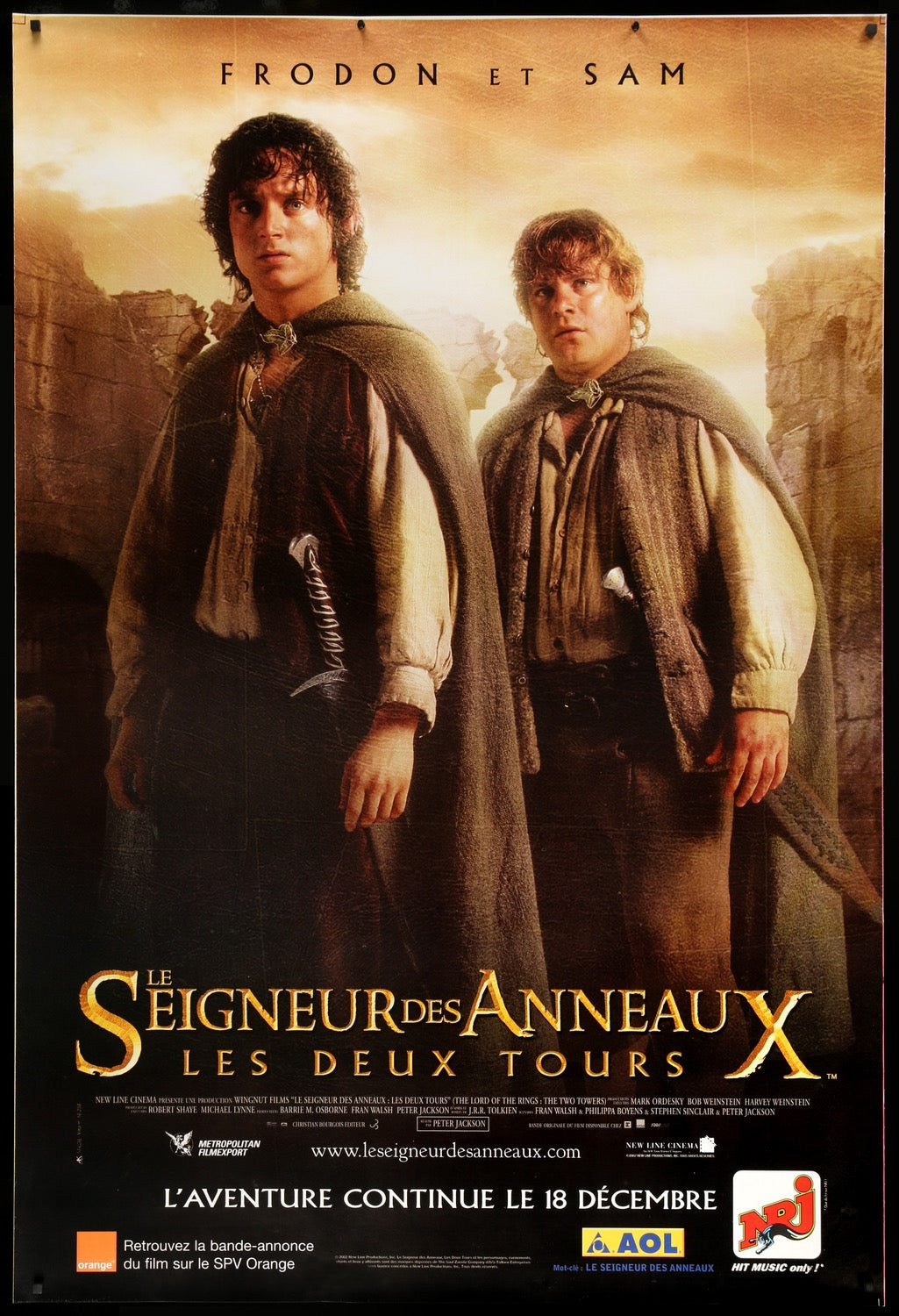 Lord of the Rings: The Two Towers (2002) original movie poster for sale at Original Film Art - Vintage Movie Posters