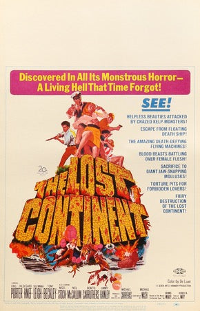 Lost Continent (1968) original movie poster for sale at Original Film Art - Vintage Movie Posters