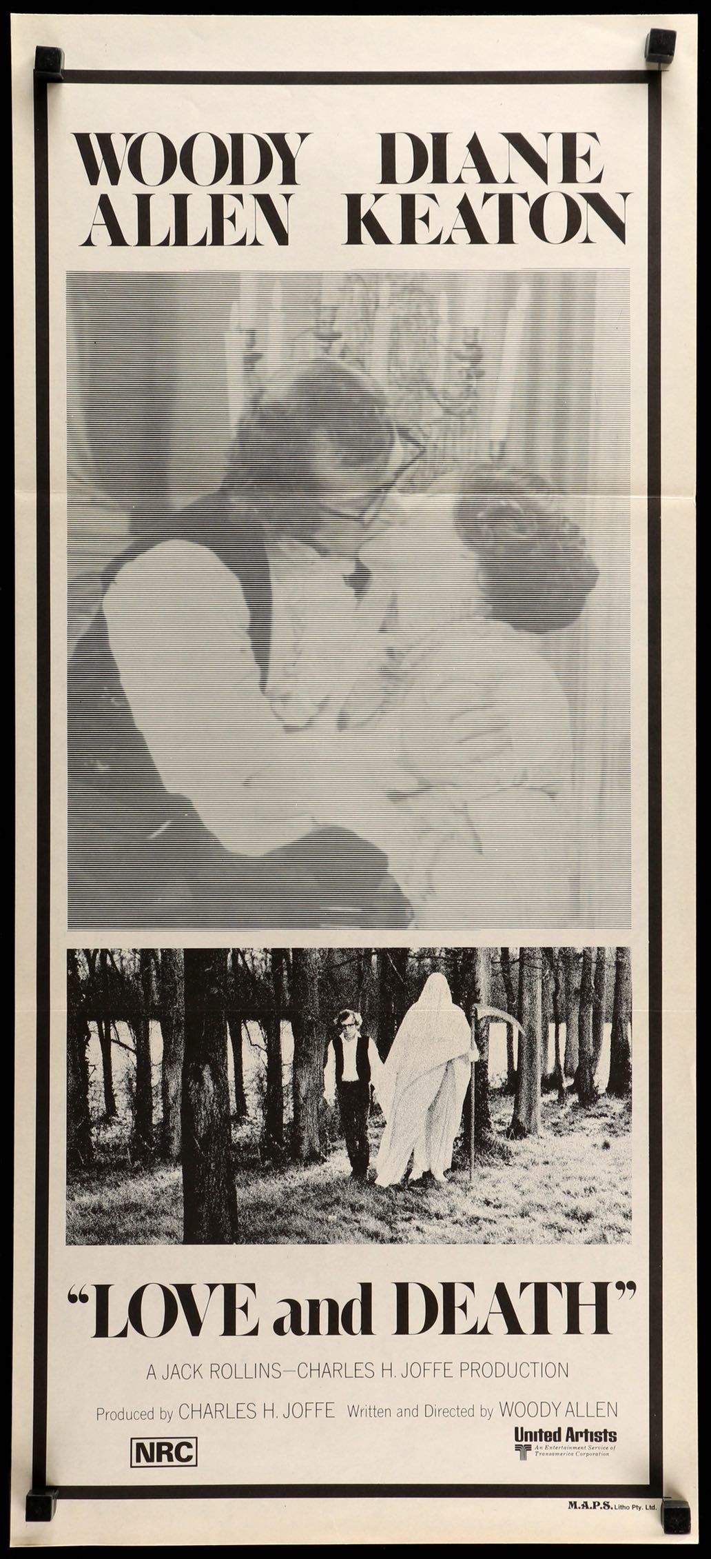 Love and Death (1975) original movie poster for sale at Original Film Art - Vintage Movie Posters