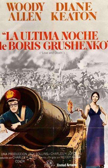 Love and Death (1975) Original Sheet Movie Poster from Spain 