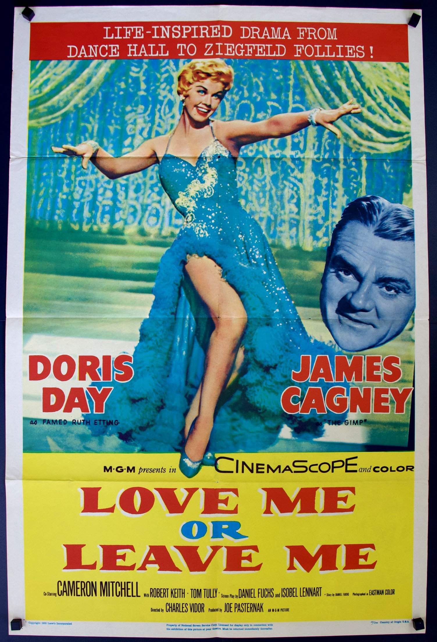 Love Me or Leave Me (1955) original movie poster for sale at Original Film Art - Vintage Movie Posters