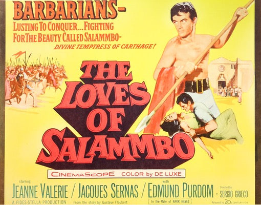 Loves of Salammbo (1960) original movie poster for sale at Original Film Art