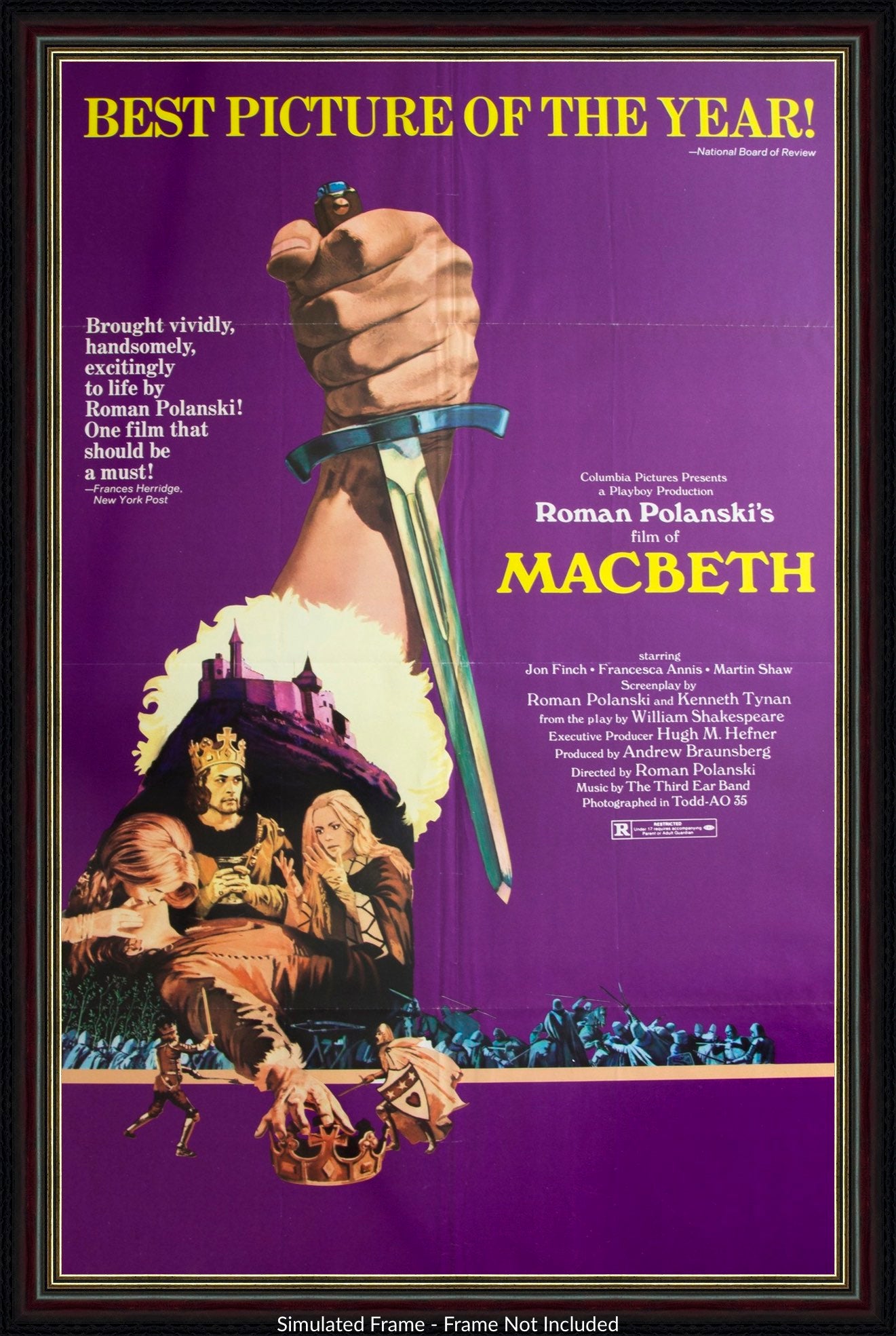 Macbeth (1971) original movie poster for sale at Original Film Art - Vintage Movie Posters