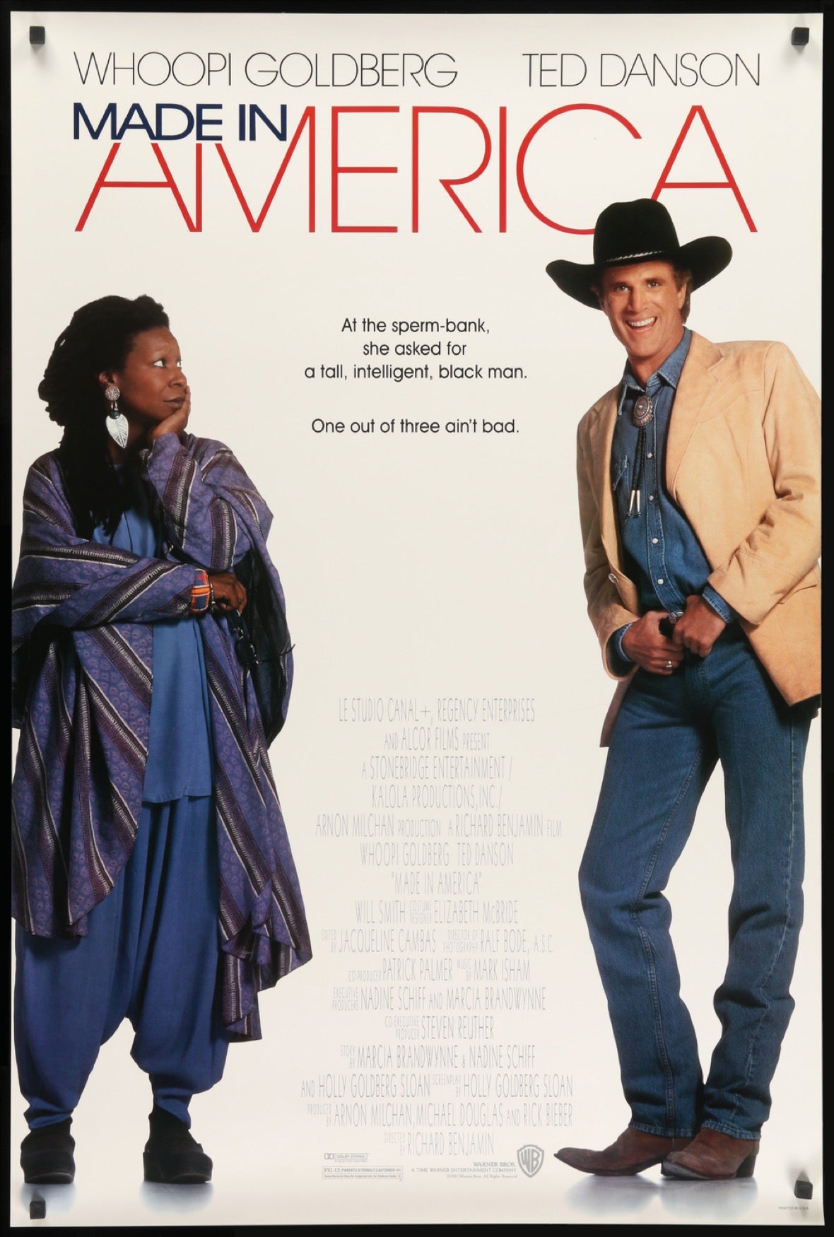 Made in America (1993) original movie poster for sale at Original Film Art - Vintage Movie Posters