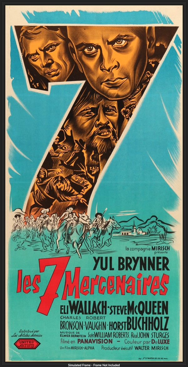 Magnificent Seven ポスター マックィーン フレンチグランデ Magnificent Seven ポスター マックィーン フレンチグランデ