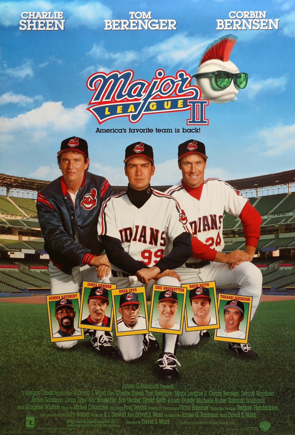 Major League 2 (1994) original movie poster for sale at Original Film Art - Vintage Movie Posters