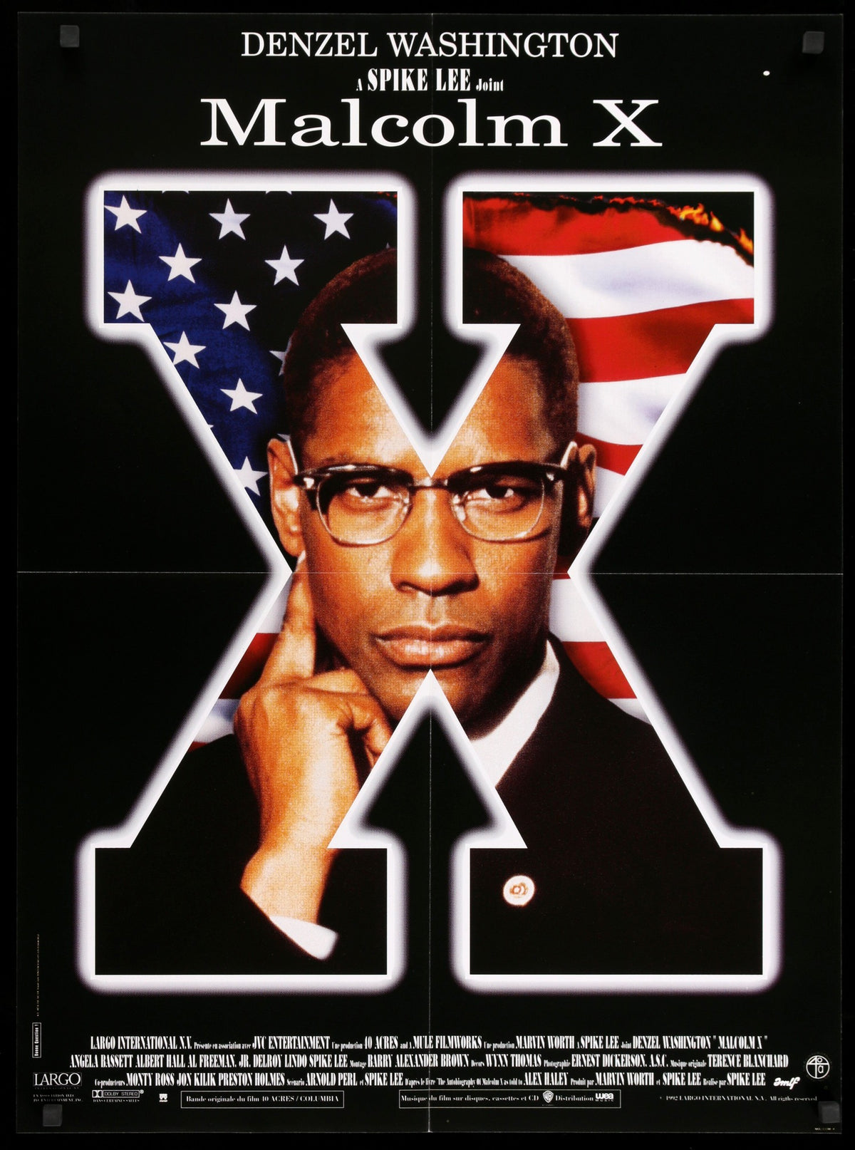 Malcolm X (1992) original movie poster for sale at Original Film Art