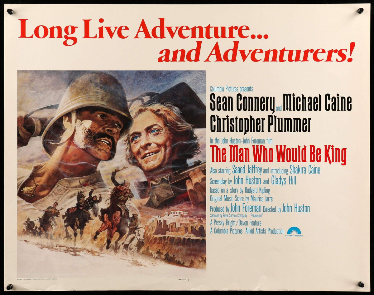 Man Who Would Be King (1975) original movie poster for sale at Original Film Art