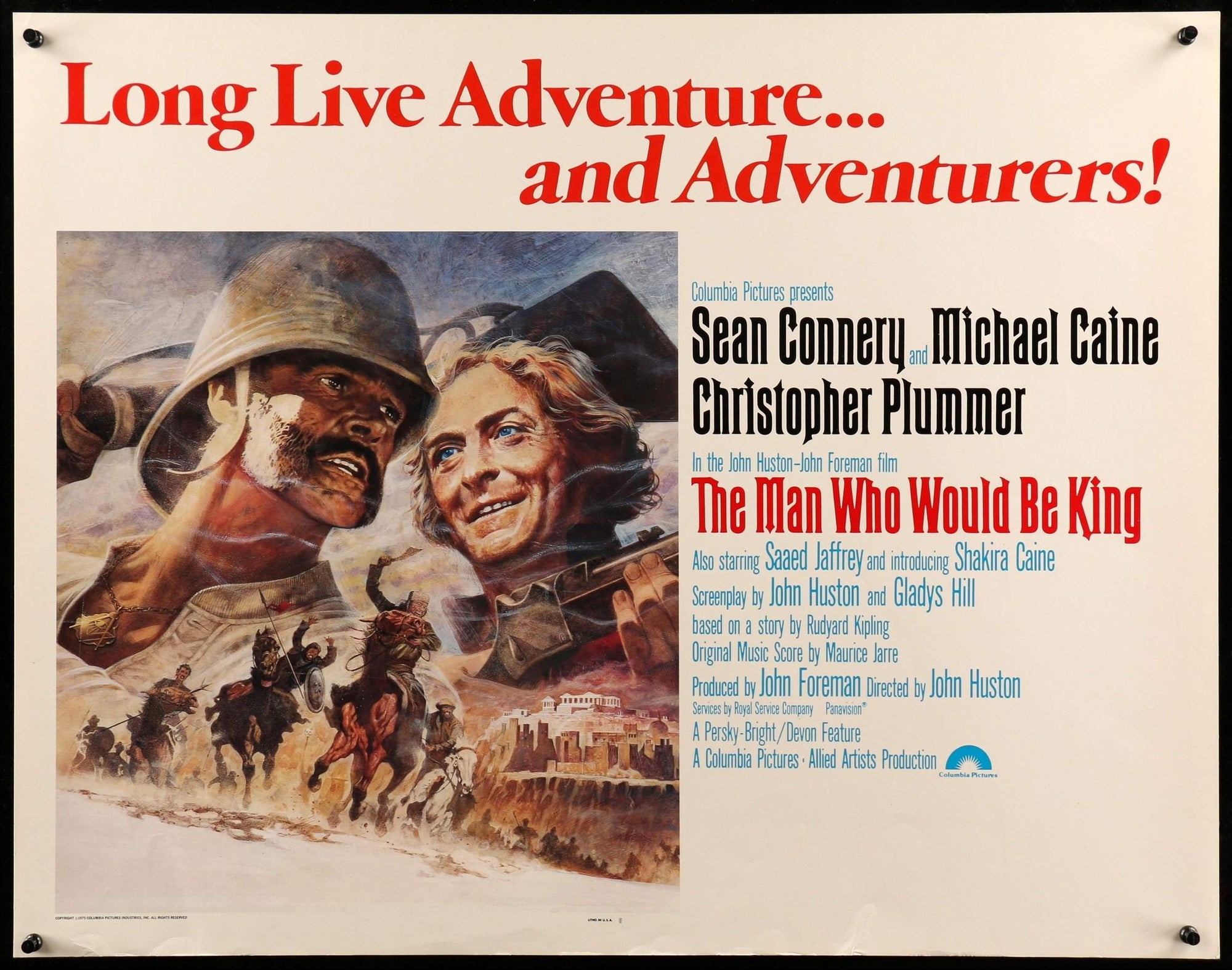 Man Who Would Be King (1975) original movie poster for sale at Original Film Art