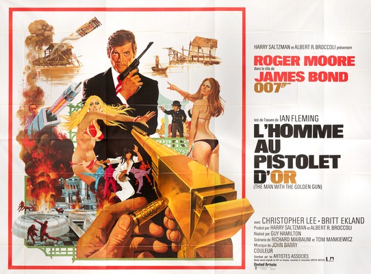 Man with the Golden Gun (1974) original movie poster for sale at Original Film Art - Vintage Movie Posters