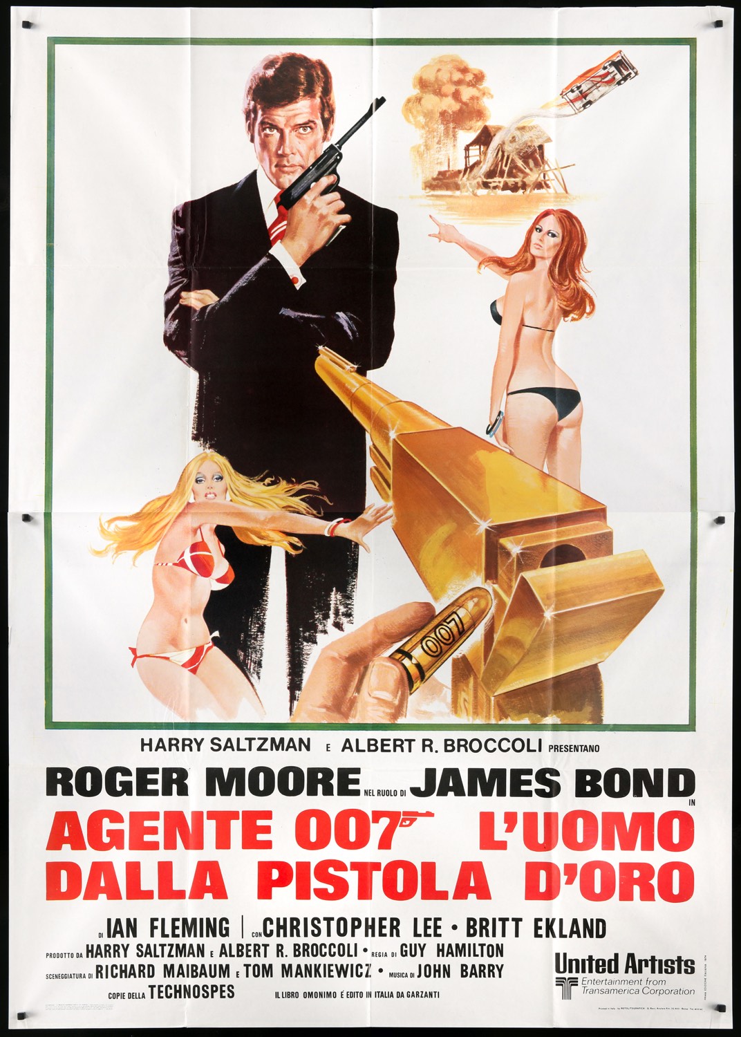 Man with the Golden Gun (1974) original movie poster for sale at Original Film Art