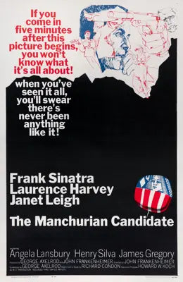 Manchurian Candidate (1962) original movie poster for sale at Original Film Art - Vintage Movie Posters