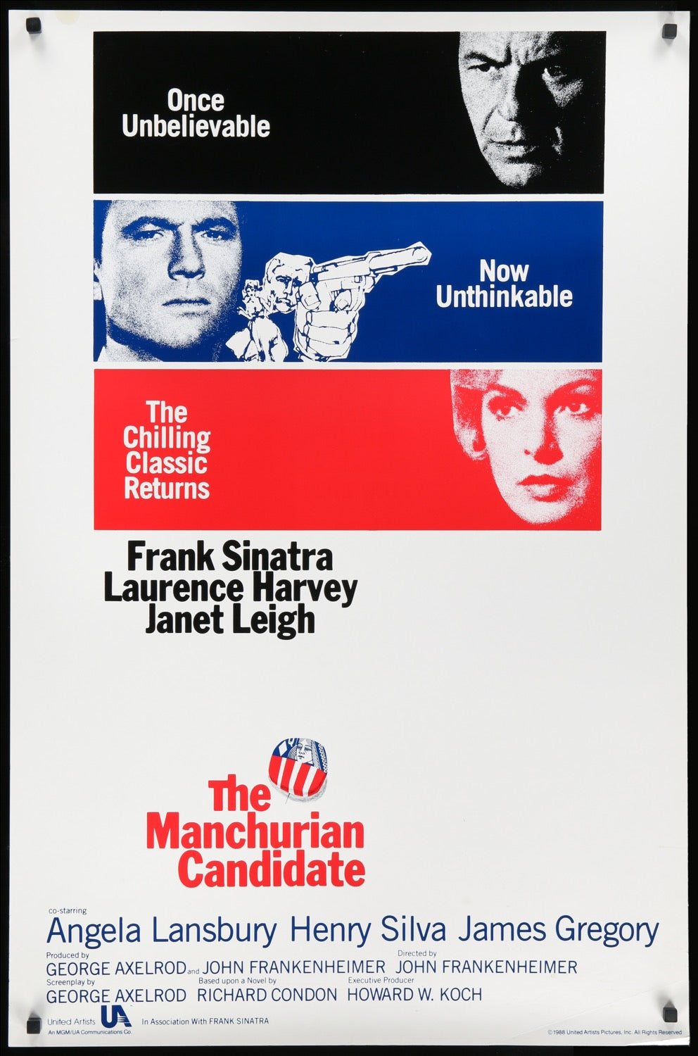 Manchurian Candidate (1962) original movie poster for sale at Original Film Art - Vintage Movie Posters