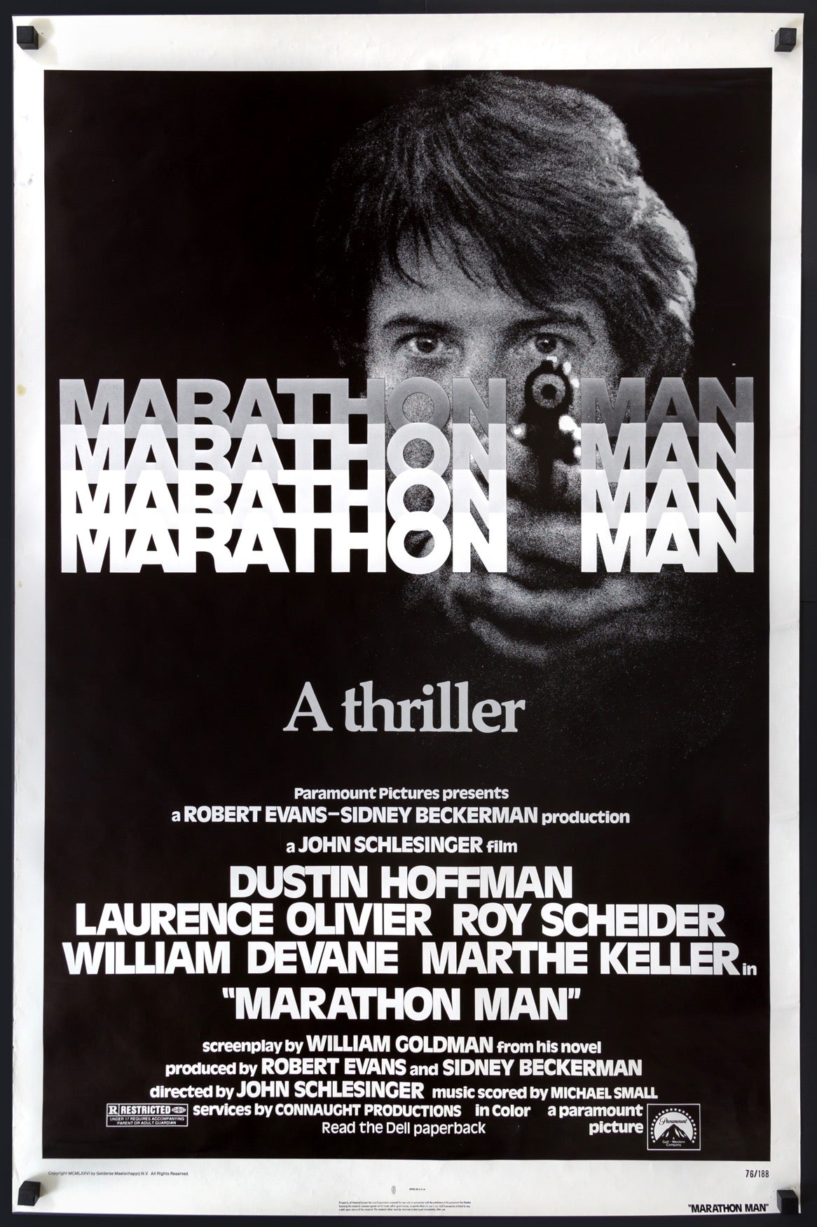 Marathon Man (1976) original movie poster for sale at Original Film Art - Vintage Movie Posters