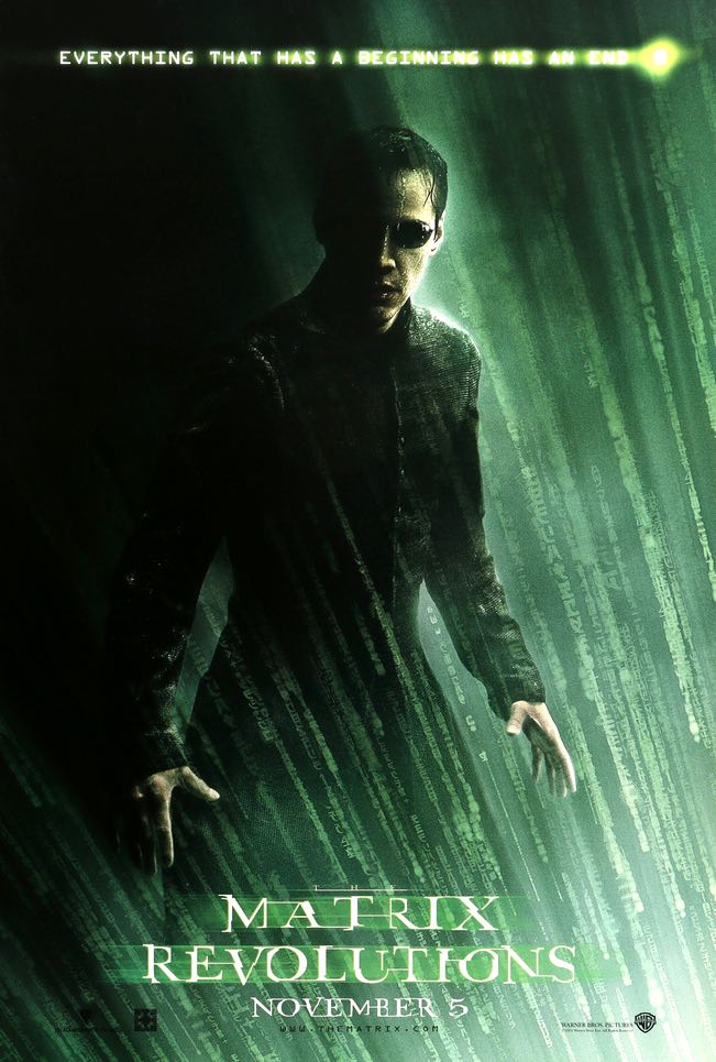 Matrix Revolutions (2003) original movie poster for sale at Original Film Art - Vintage Movie Posters