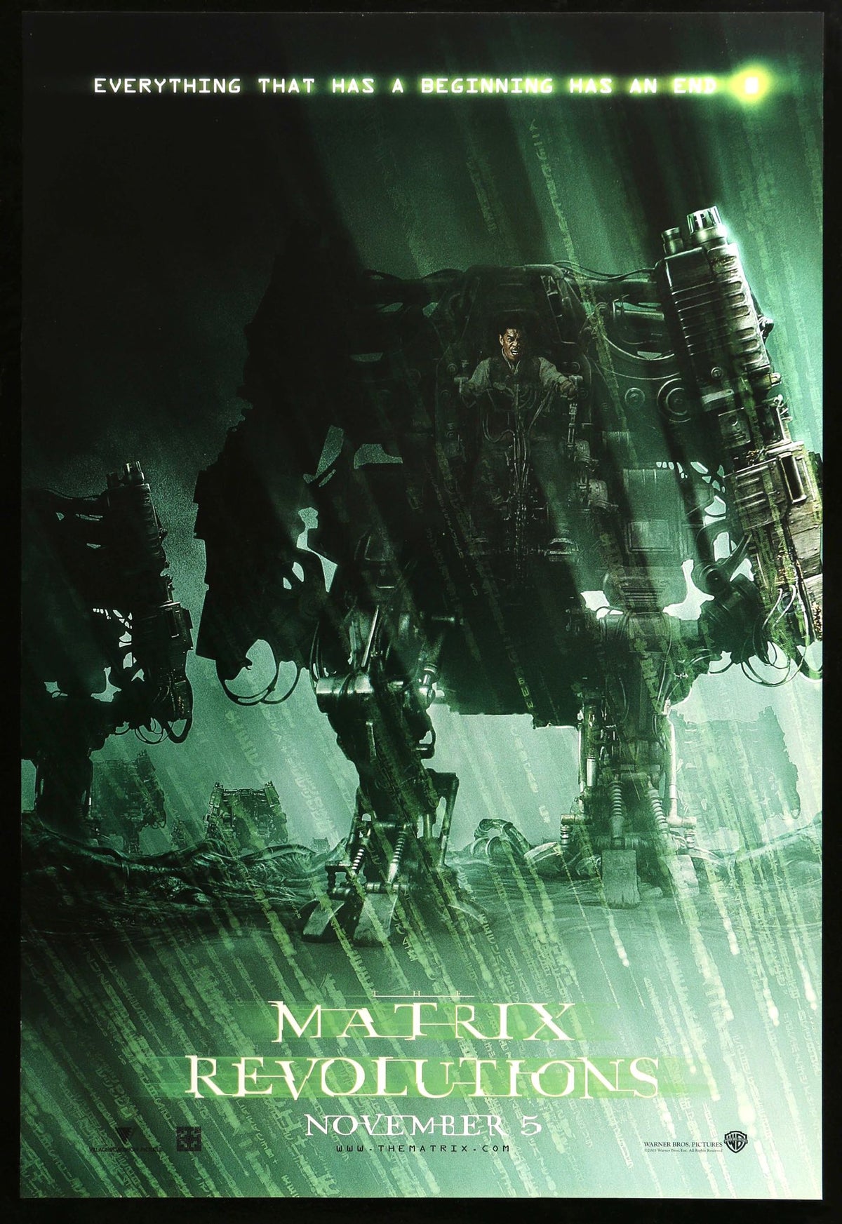 Matrix Revolutions (2003) original movie poster for sale at Original Film Art - Vintage Movie Posters