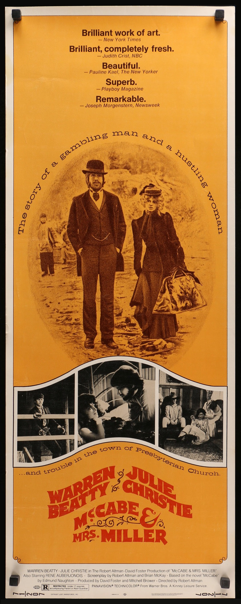 McCabe &amp; Mrs. Miller (1971) original movie poster for sale at Original Film Art