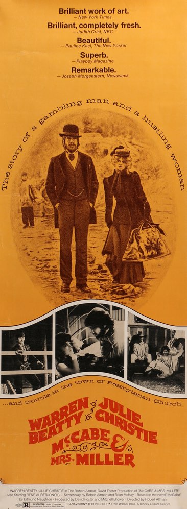 McCabe & Mrs. Miller (1971) original movie poster for sale at Original Film Art - Vintage Movie Posters