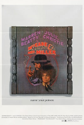 McCabe & Mrs. Miller (1971) original movie poster for sale at Original Film Art - Vintage Movie Posters