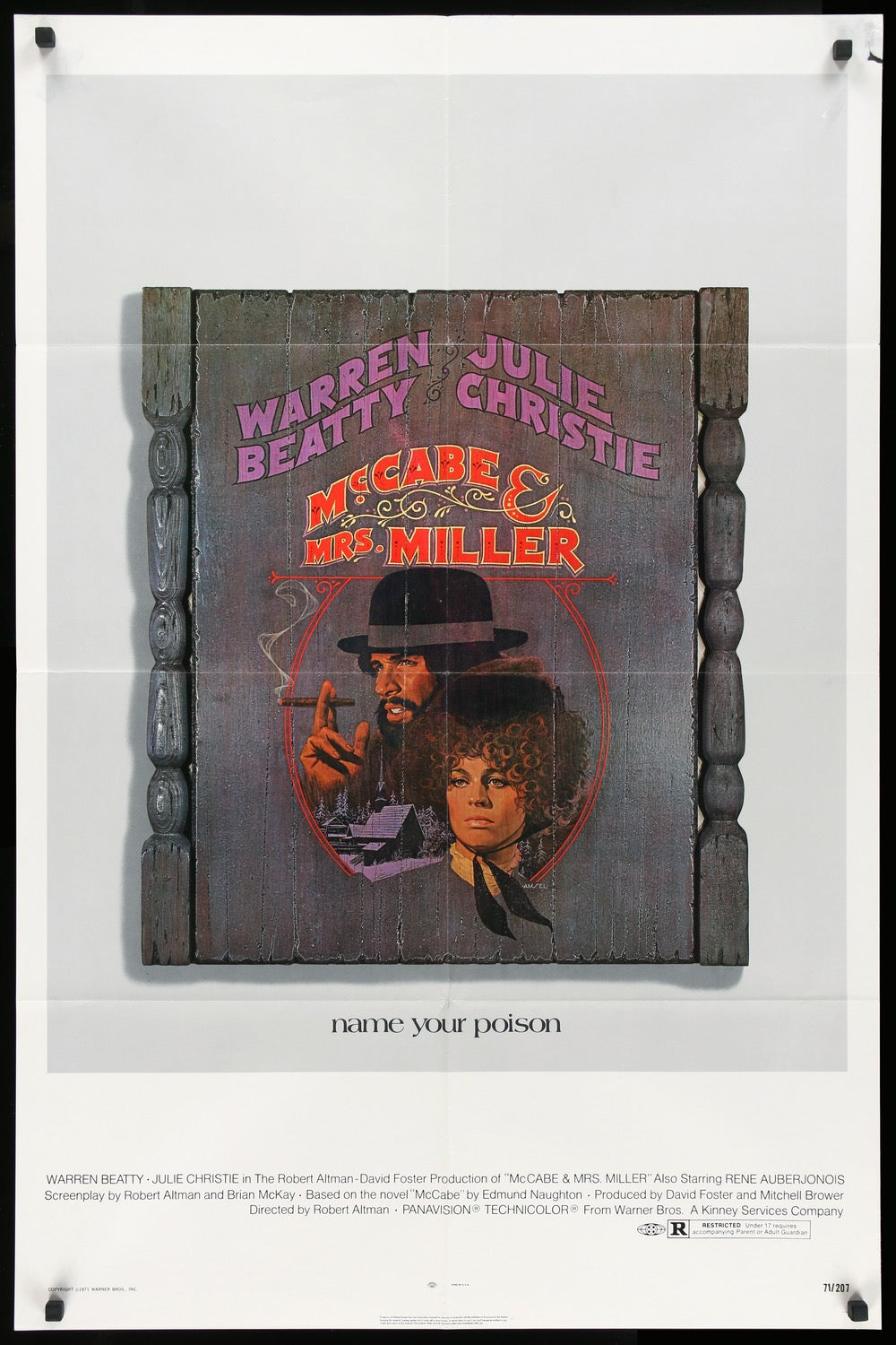 McCabe &amp; Mrs. Miller (1971) original movie poster for sale at Original Film Art