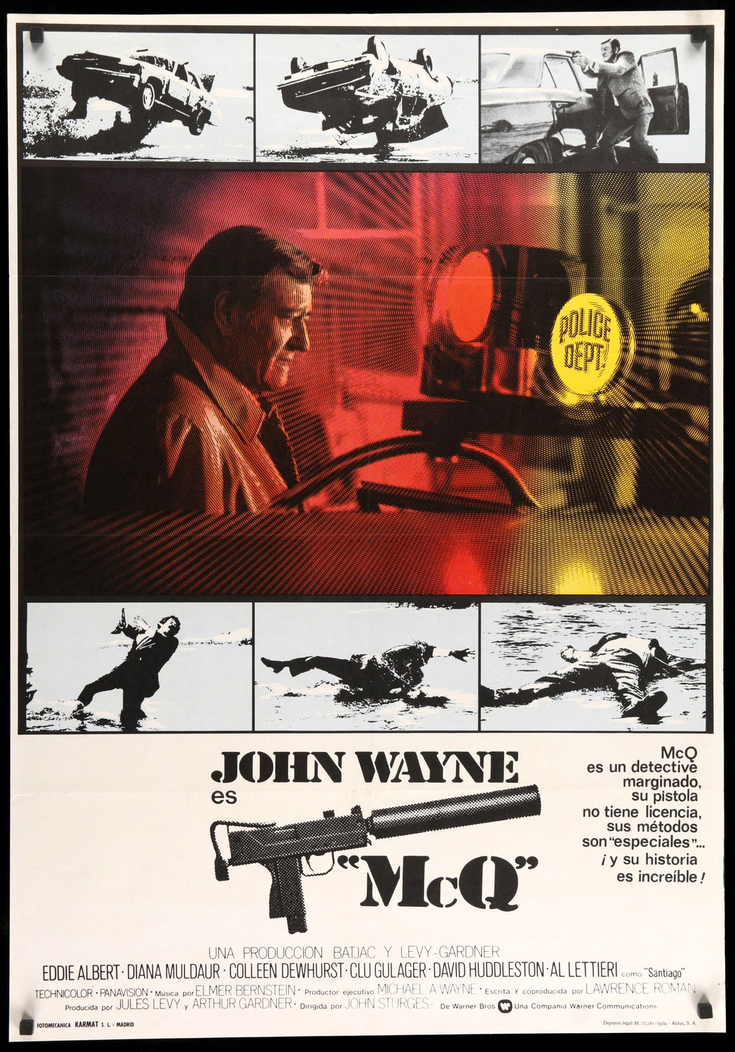 McQ (1974) original movie poster for sale at Original Film Art - Vintage Movie Posters