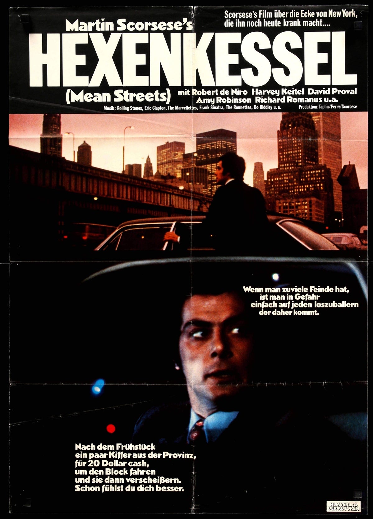 Mean Streets (1973) original movie poster for sale at Original Film Art - Vintage Movie Posters