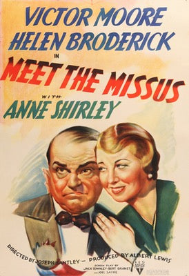 Meet the Missus (1937) original movie poster for sale at Original Film Art - Vintage Movie Posters