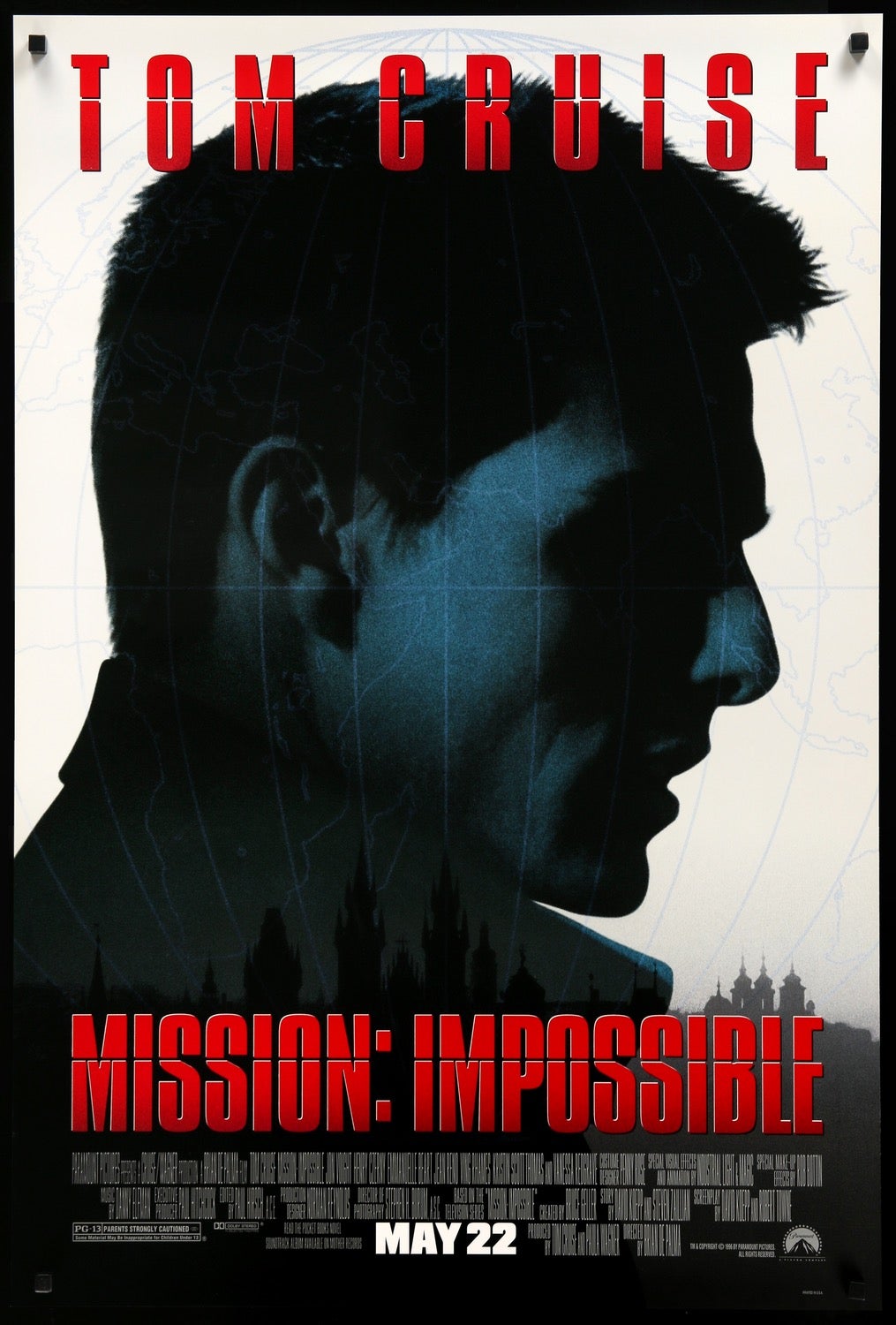 Mission Impossible (1996) original movie poster for sale at Original Film Art - Vintage Movie Posters