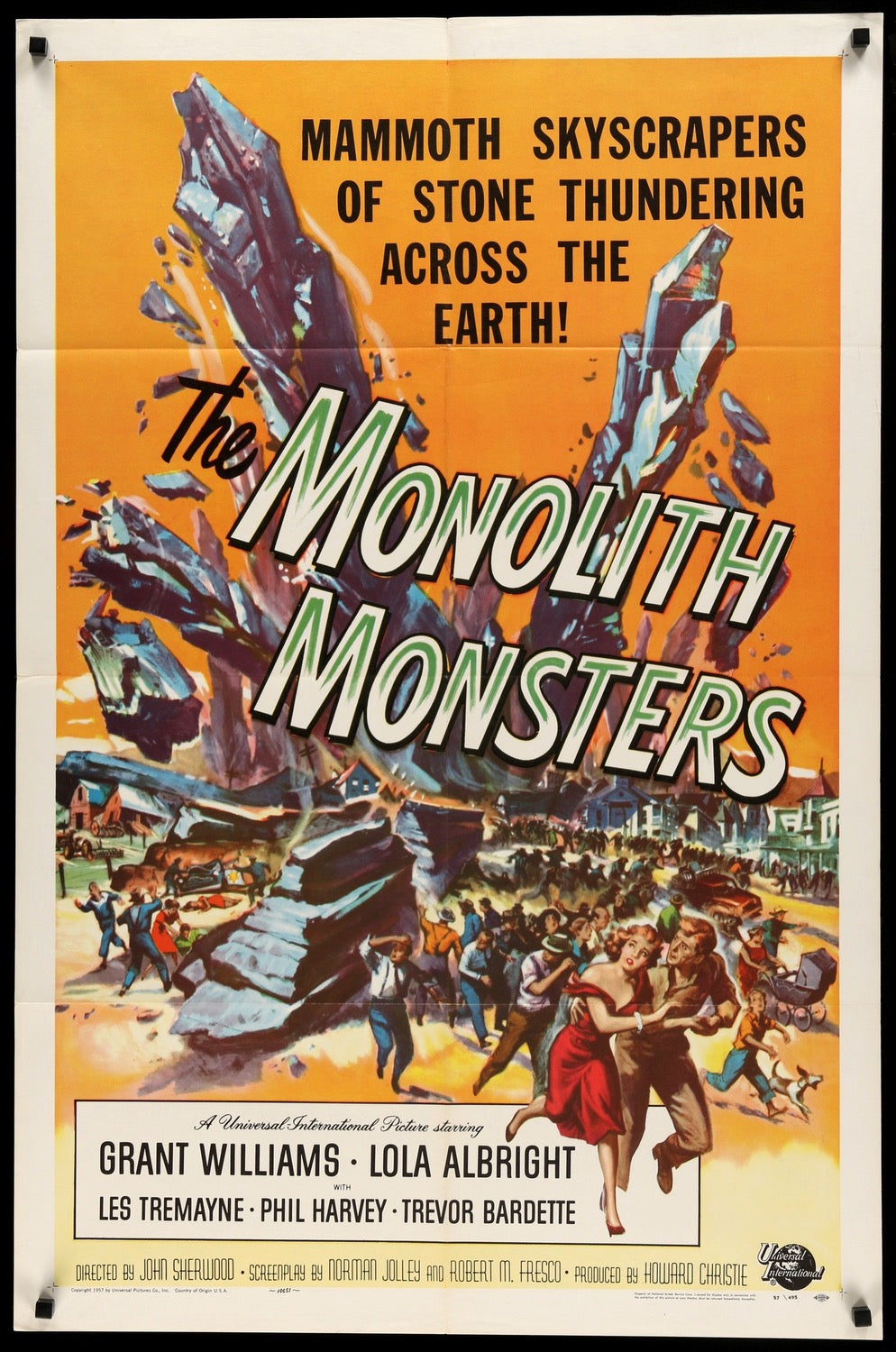 Monolith Monsters (1957) original movie poster for sale at Original Film Art