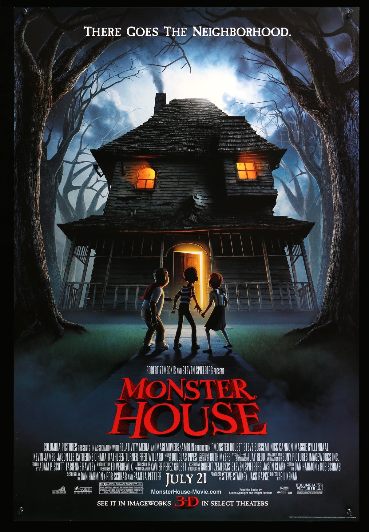 Monster House (2006) original movie poster for sale at Original Film Art - Vintage Movie Posters