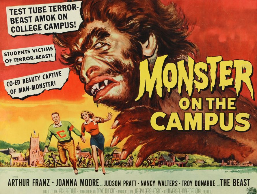 Monster on the Campus (1958) original movie poster for sale at Original Film Art - Vintage Movie Posters