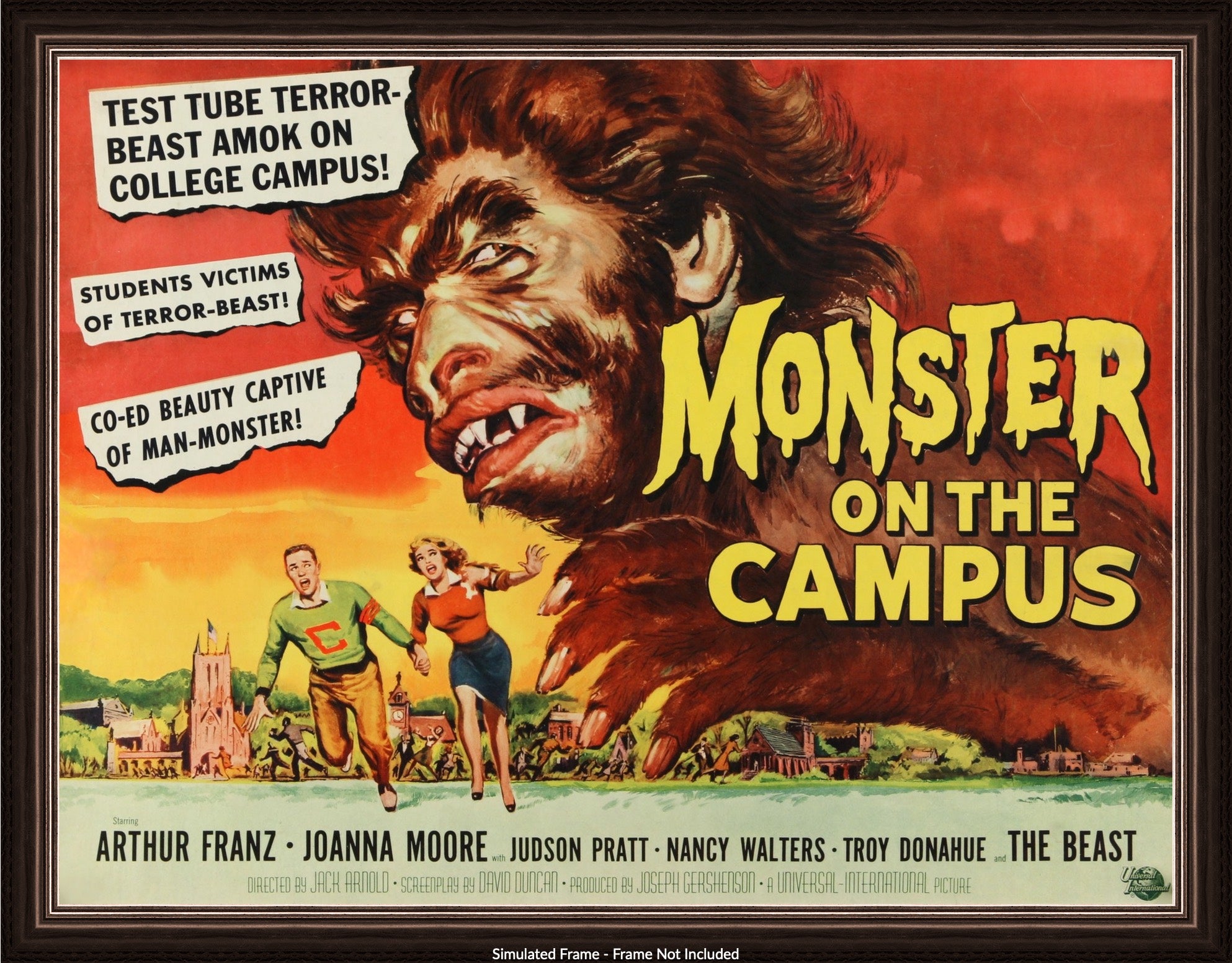 Monster on the Campus (1958) original movie poster for sale at Original Film Art