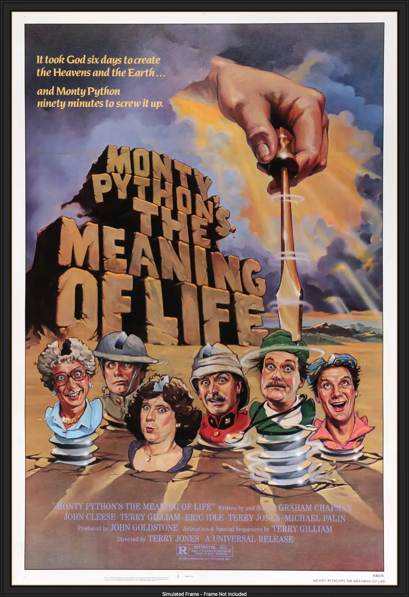 Monty Python's The Meaning of Life (1983) original movie poster for sale at Original Film Art - Vintage Movie Posters