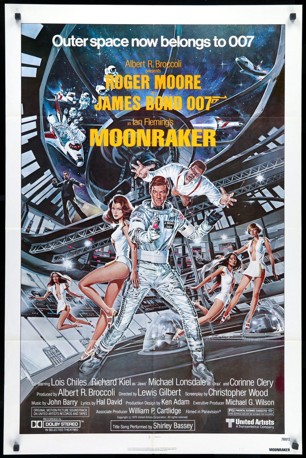 Moonraker (1979) original movie poster for sale at Original Film Art