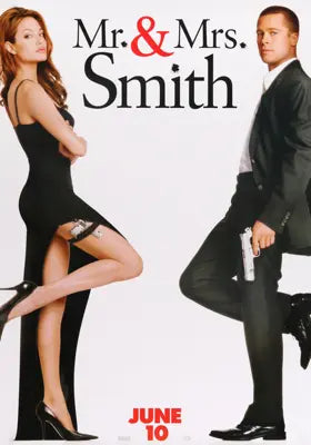 Mr. and Mrs. Smith (2005) original movie poster for sale at Original Film Art - Vintage Movie Posters