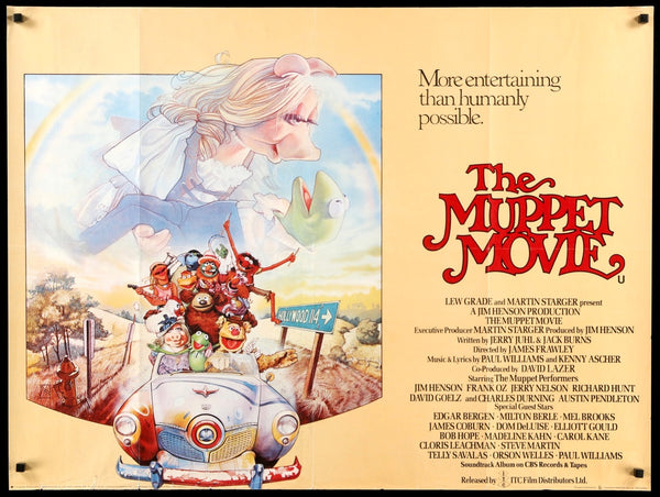 The Muppet Movie (1979) Original British Quad Movie Poster - Original Film  Art - Vintage Movie Posters