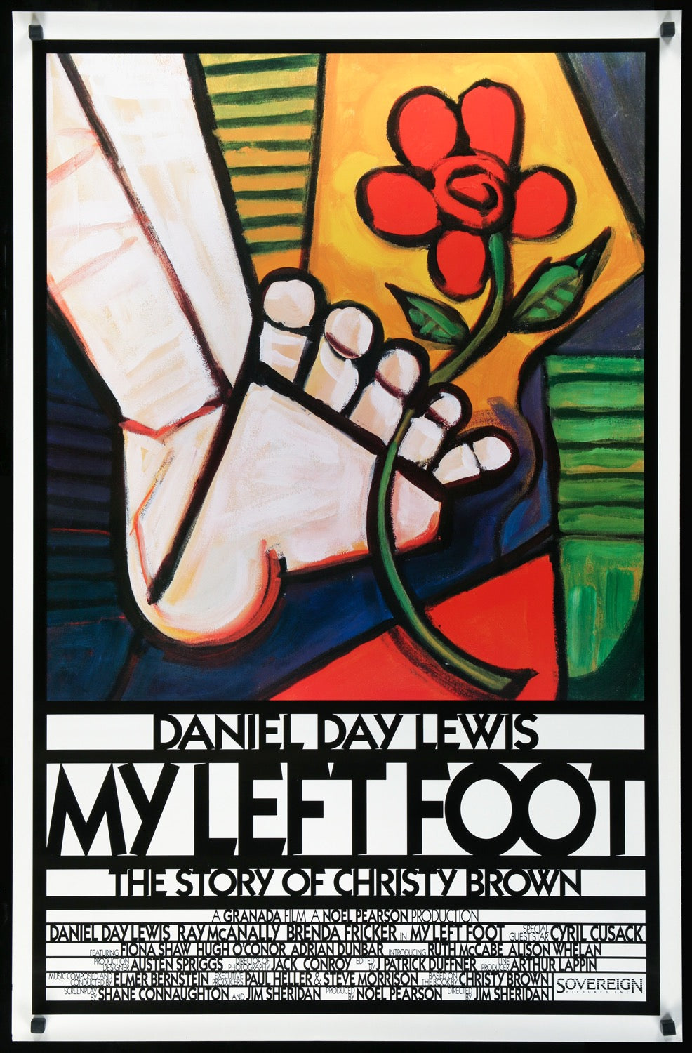 My Left Foot (1989) original movie poster for sale at Original Film Art