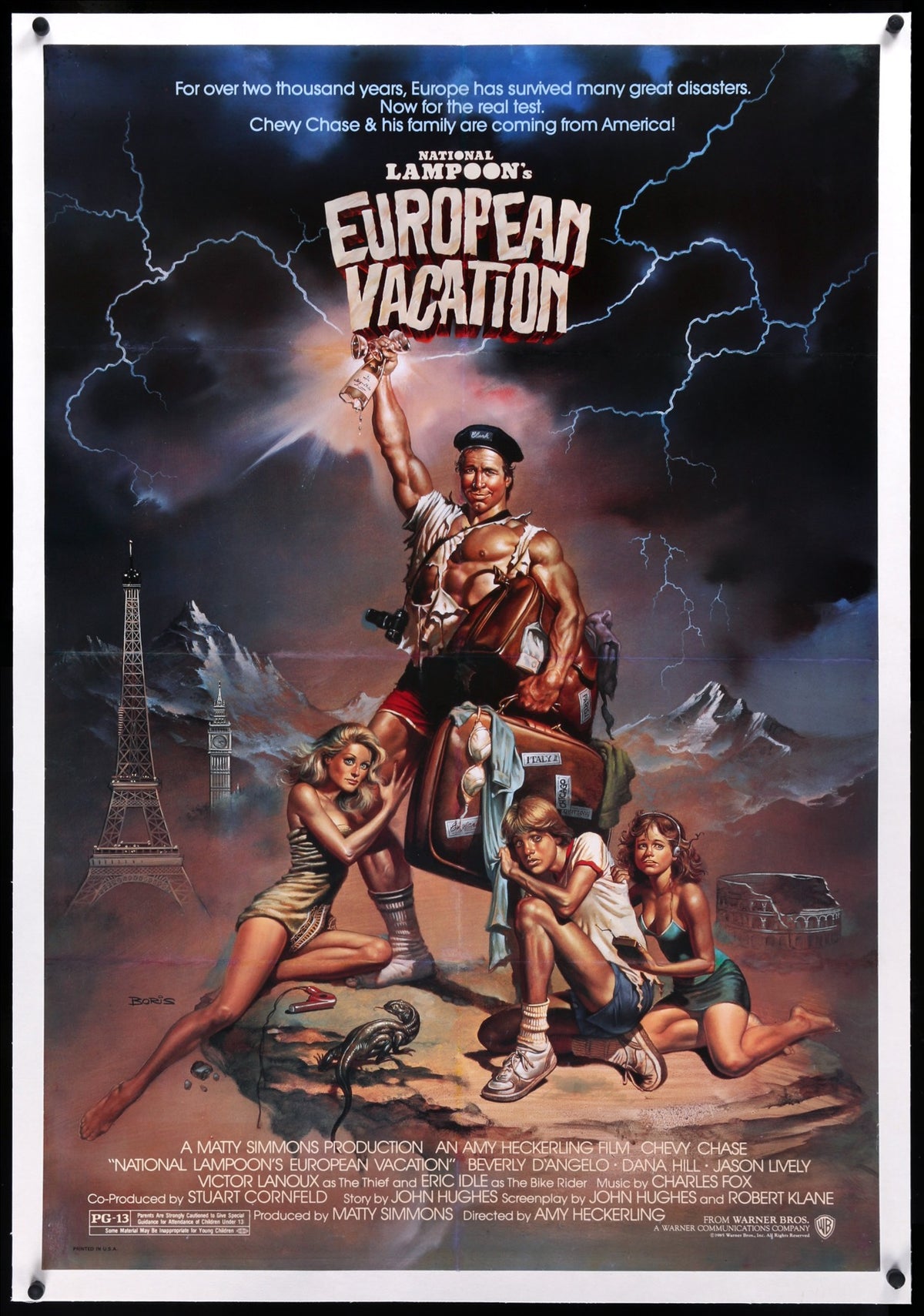National Lampoon&#39;s European Vacation (1985) original movie poster for sale at Original Film Art - Vintage Movie Posters
