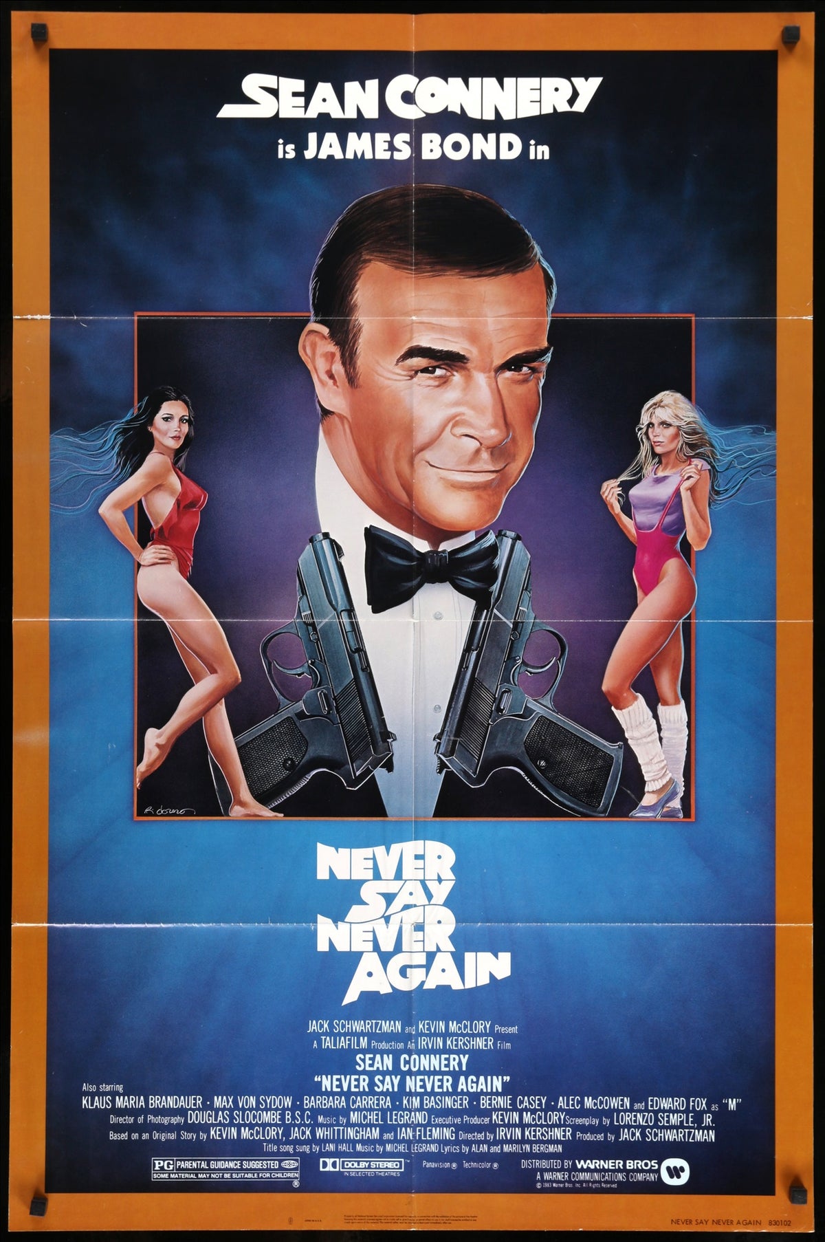 Never Say Never Again (1983) original movie poster for sale at Original Film Art - Vintage Movie Posters