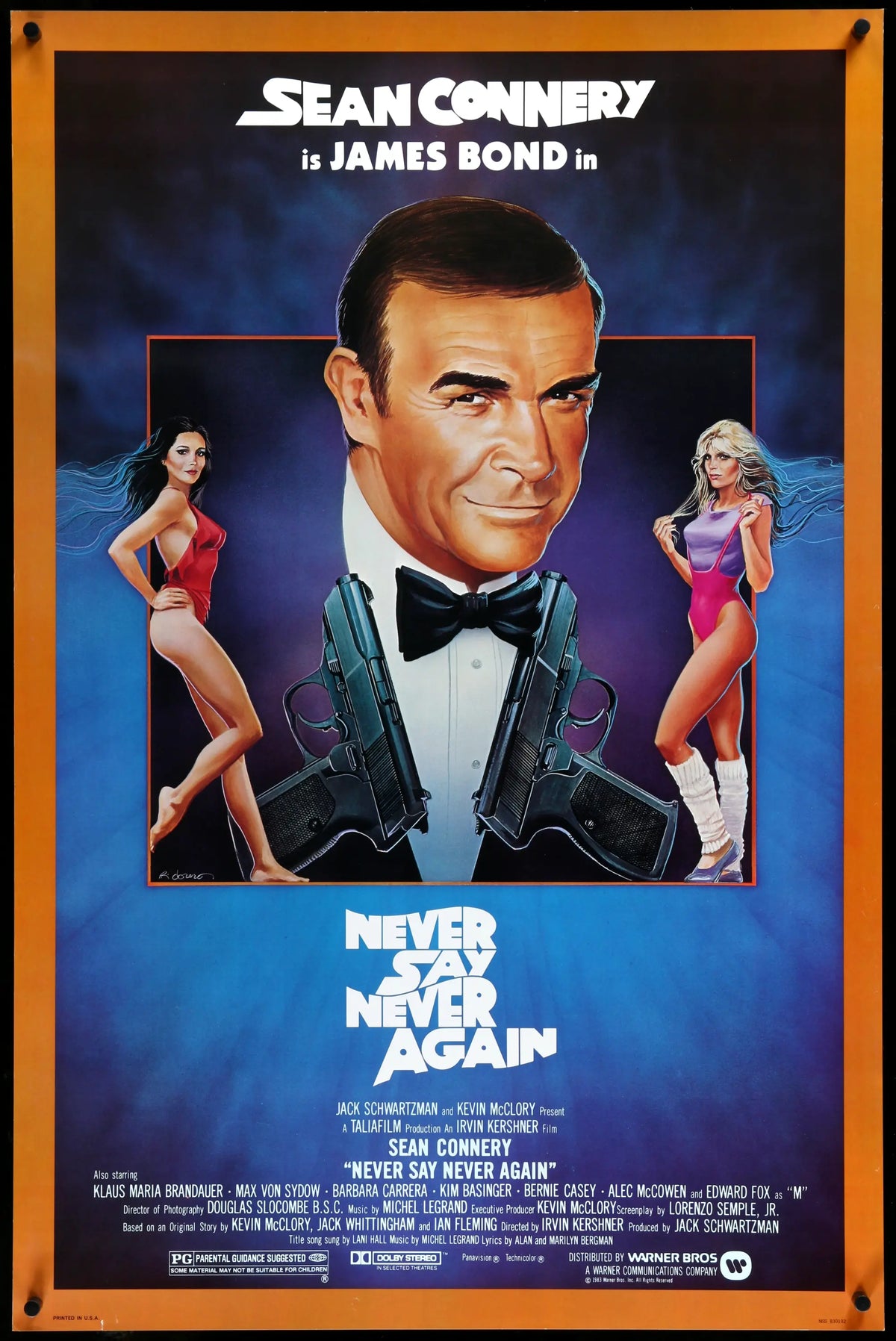 Never Say Never Again (1983) original movie poster for sale at Original Film Art - Vintage Movie Posters