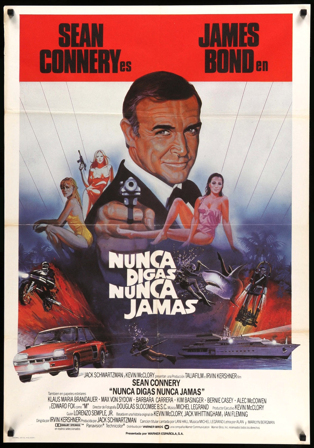 Never Say Never Again (1983) original movie poster for sale at Original Film Art - Vintage Movie Posters