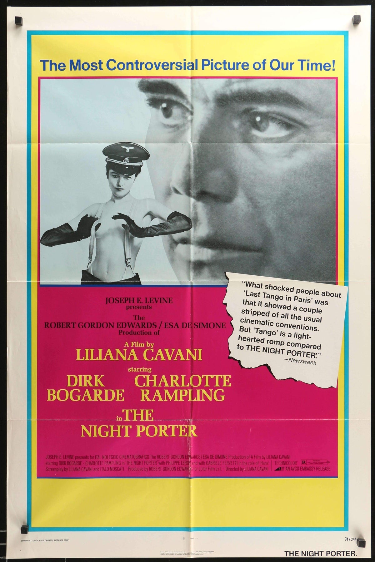 Night Porter (1974) original movie poster for sale at Original Film Art - Vintage Movie Posters